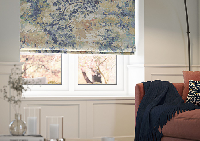 Ennerdale, Wedgewood - Twist&Fit Roman Blind - Image 5